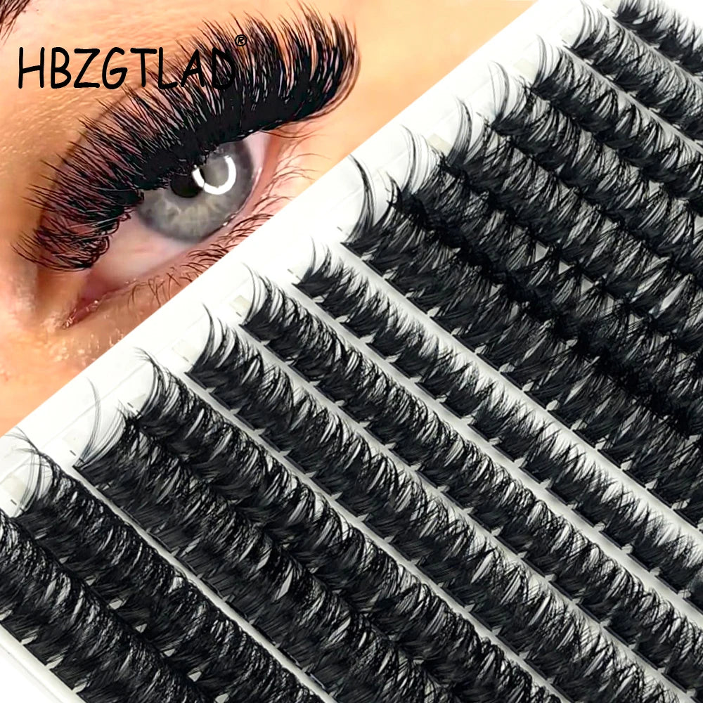 60D/80D Mink Eyelashes 273 Clusters Eyelash Extension Natural Individual False Lashes Russian Volume Lash Makeup Cilia Cili